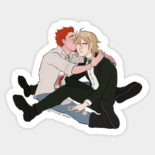 I Love My Cranky BF Sticker